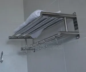 Heavy Duty Bathroom Wall Mounted Towel Rack_tt