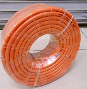 Industrial Grade Orange LPG Hose Roll – High Pressure Gas Pipe