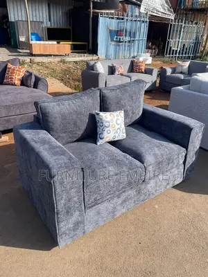 2 Seater Compact Grey Sofa