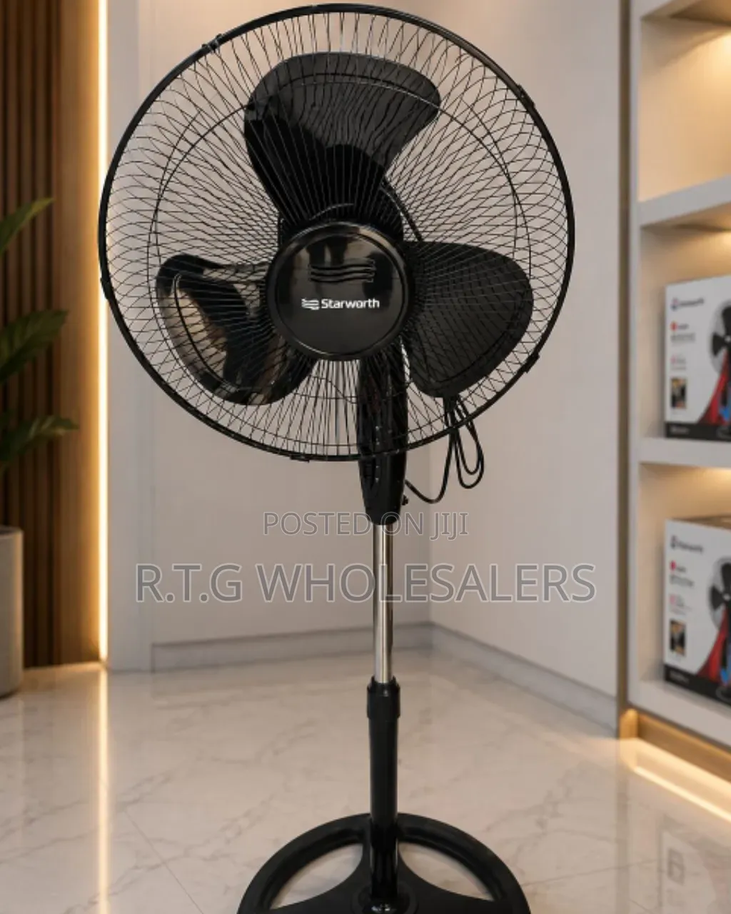 Starworth Powerful 16" Pedestal Fan