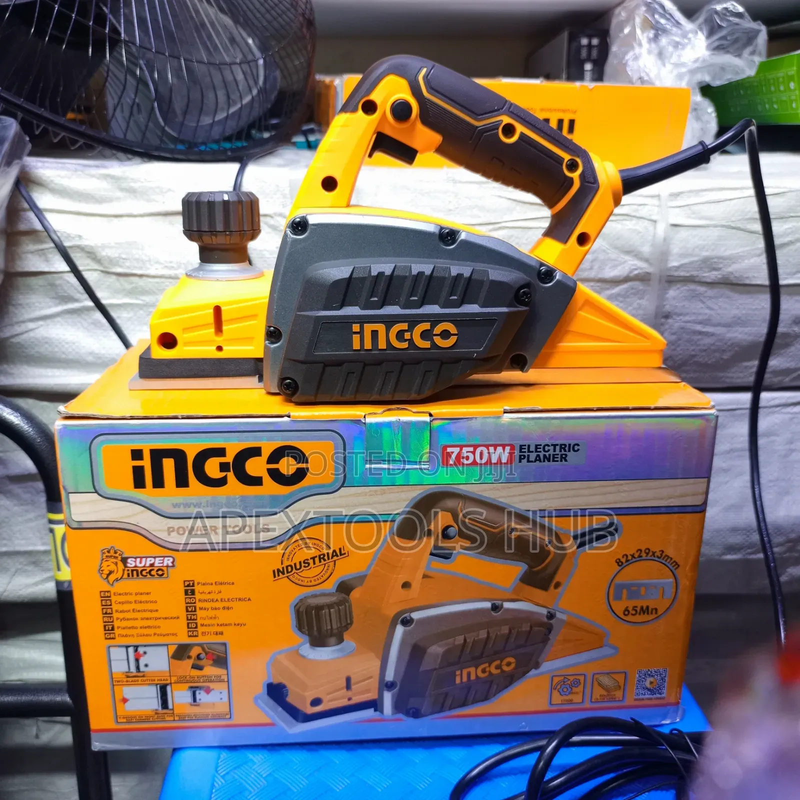 Ingco 750W Electric Planer