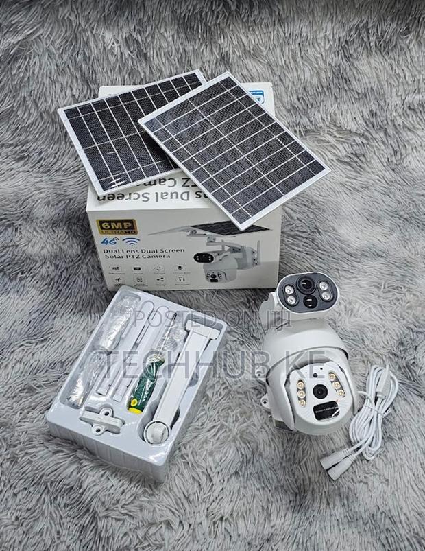 4G PTZ Solar CCTV Dual Lens Camera Solar 4G PTZ Camera 4G