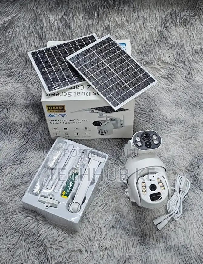 4G PTZ Solar CCTV Dual Lens Camera Solar 4G PTZ Camera 4G