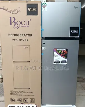 Roch RFR-380-DT-B 306L Double Door Fridge