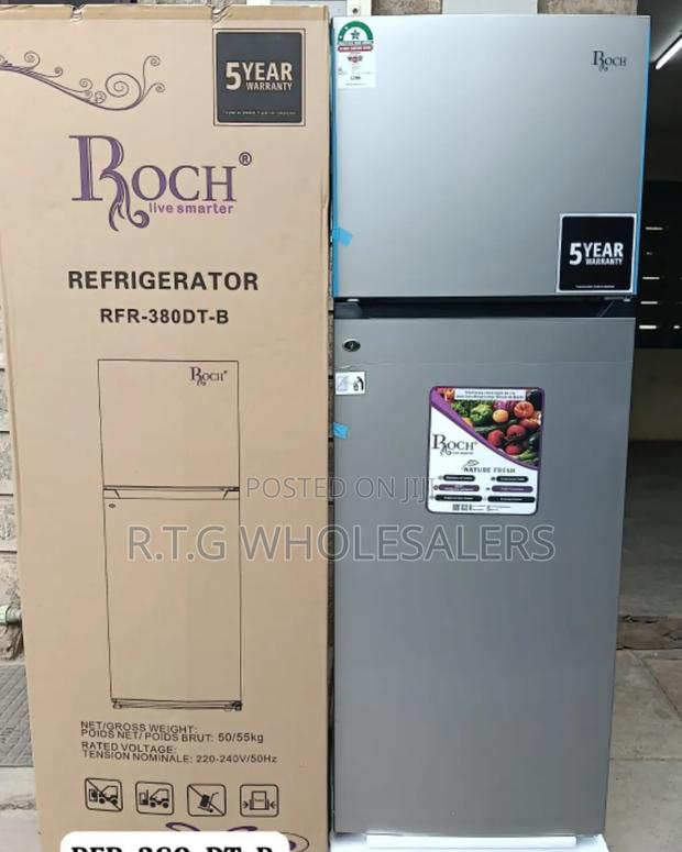 Roch RFR-380-DT-B 306L Double Door Fridge