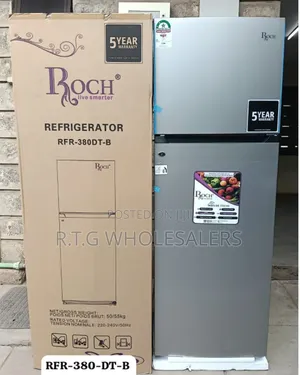 Roch RFR-380-DT-B 306L Double Door Fridge