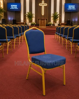 Blue High-Density Banquet Conference Chair