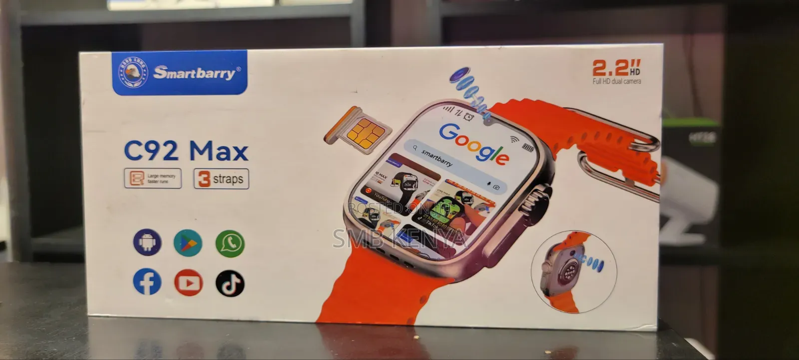 Smartbarry C92 Max 4G Smart Watch Phone With Dual Camera