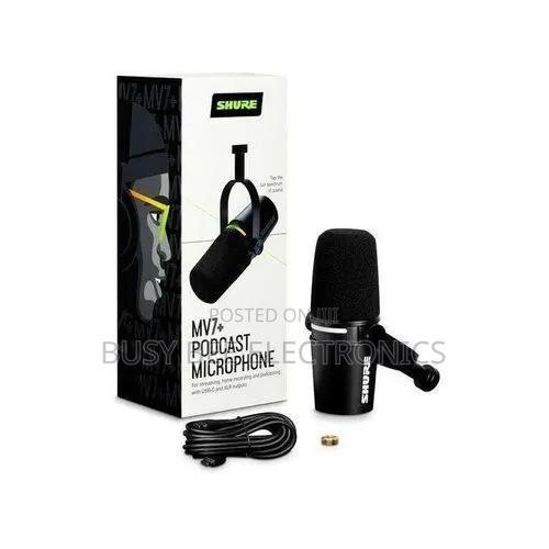 

Shure MV7+ Podcast XLR/USB Microphone (Black) - main view
