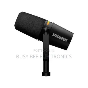 ￼
￼
Shure MV7+ Podcast XLR/USB Microphone (Black)