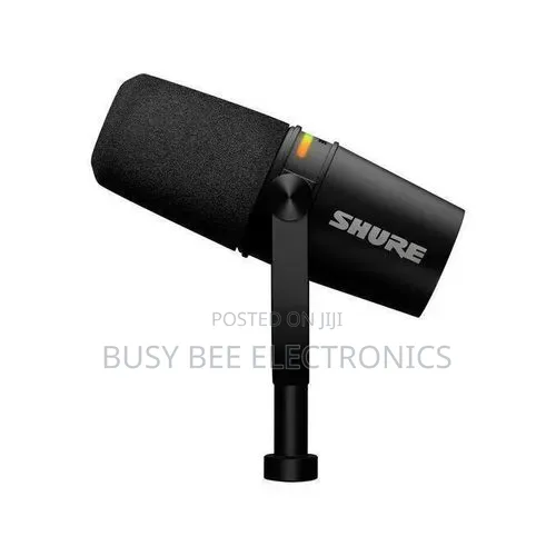 ￼
￼
Shure MV7+ Podcast XLR/USB Microphone (Black)