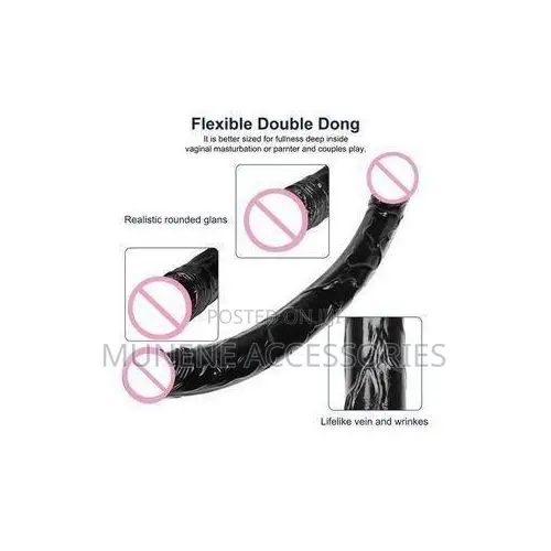 18 Inches Double Sided Long Dildo Realistic Dual Penetration Anal Plug