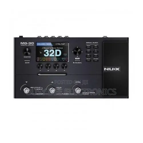 Nux NuxMG-30 Versatile Modeler Guitar Multi-Effects Pedal
