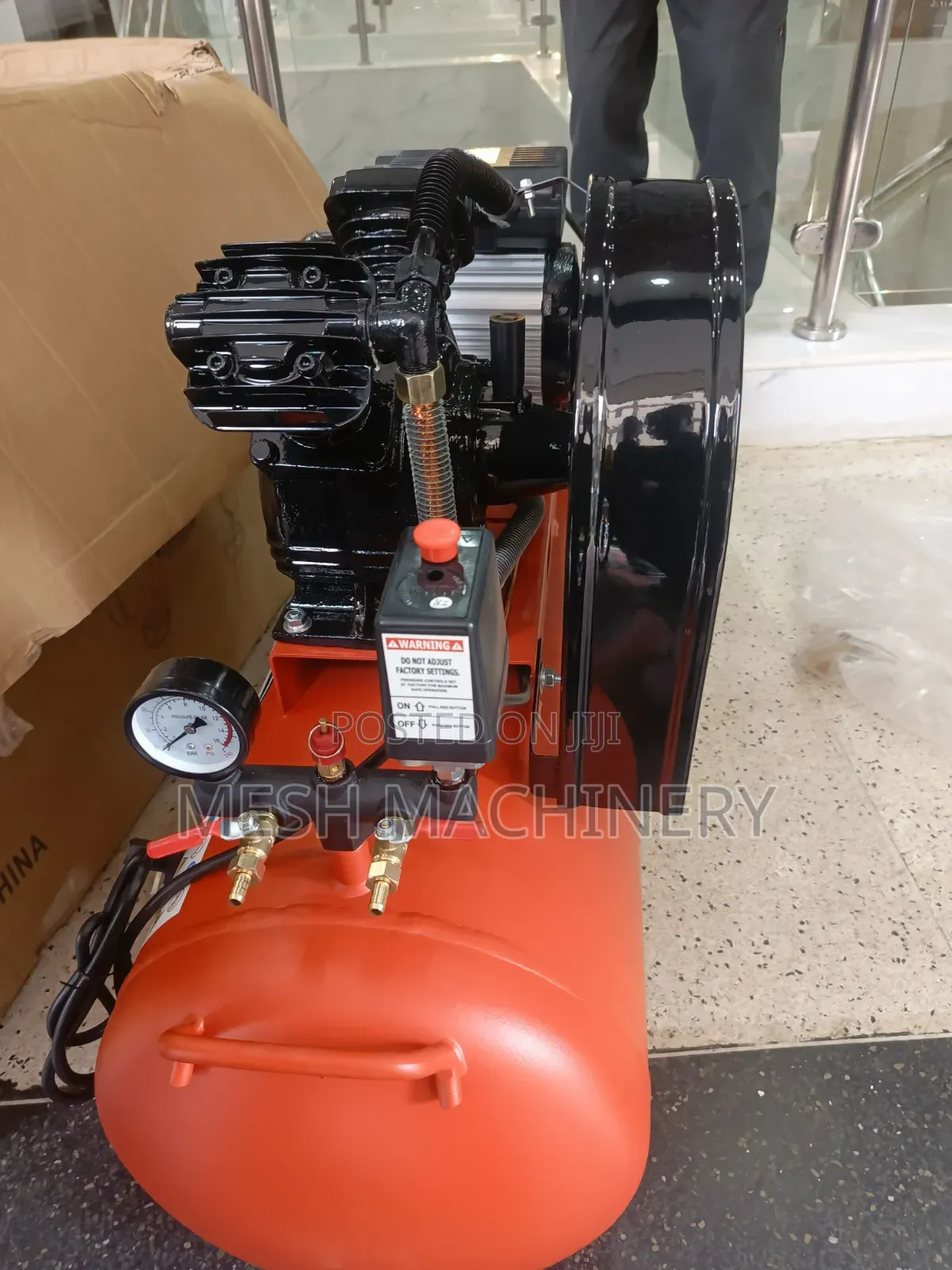 AICO 100L Belt-Driven Electric Air Compressor