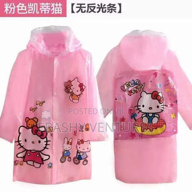 Cartoon Themed Kids Rain Coats With an Allowance for a Back Pack. - thumbnail 3
