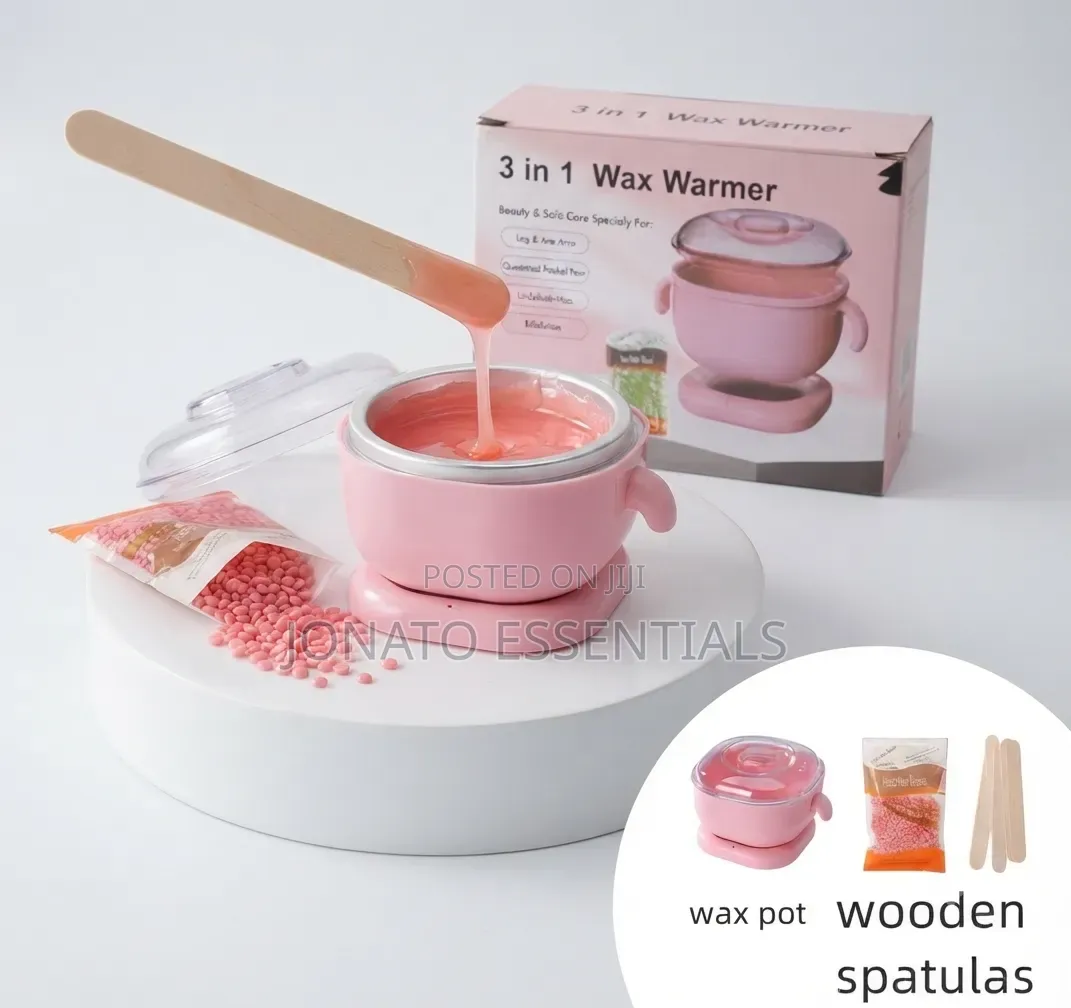 3 in 1 Wax Warmer Kit for Hair Removal Portable Electric Pot