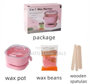 3 in 1 Wax Warmer Kit for Hair Removal Portable Electric Pot