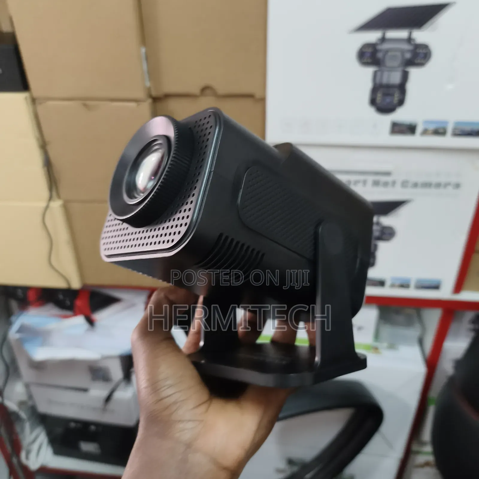 Portable Smart Android Resolution WiFi Support Projector Bt