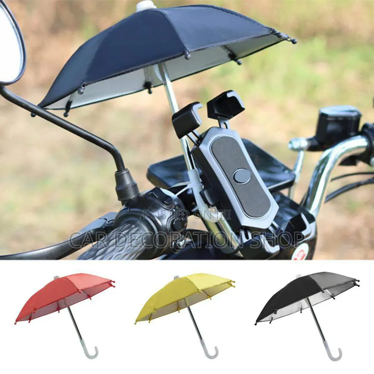 Waterproof Bike Phone Holder With Umbrella Design