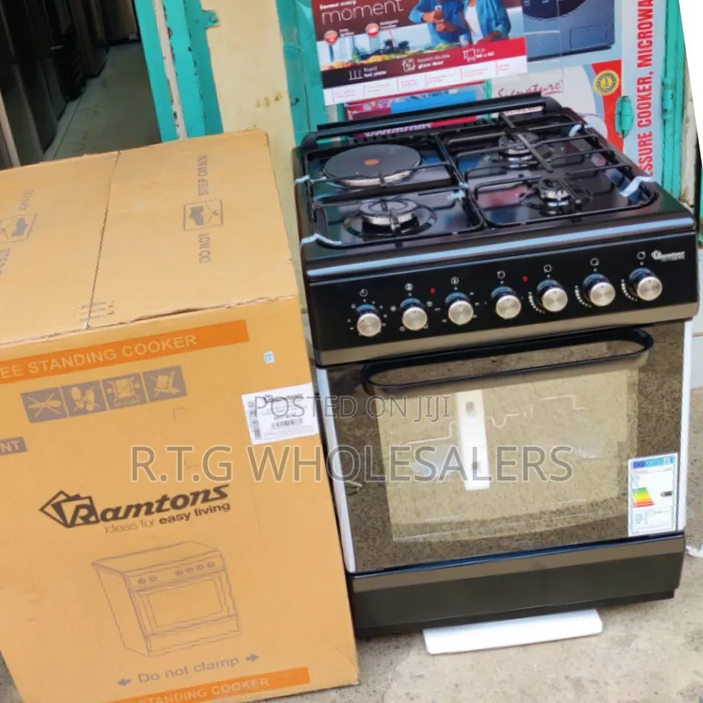 Ramtons RC/310 3G+1E 60×60 Cooker Black