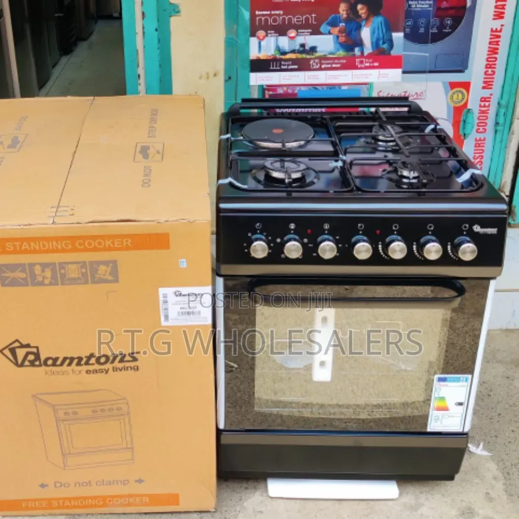 Ramtons RC/310 3G+1E 60×60 Cooker Black