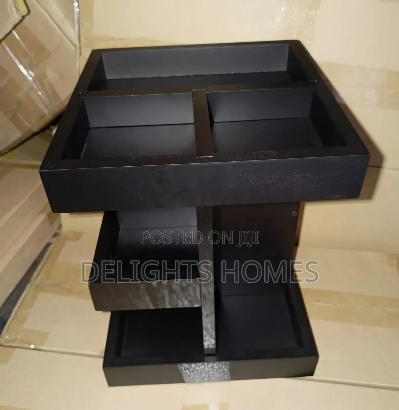 3-Tier Rotating Wooden Makeup/Cosmetics/Perfume Organizer_re