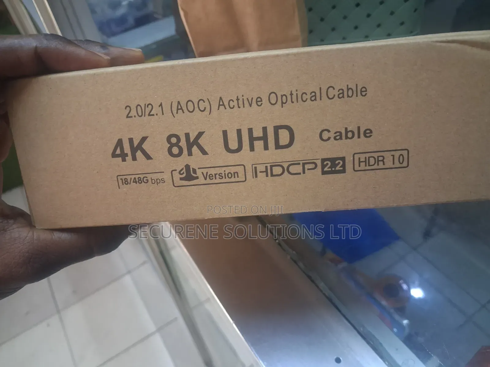 50m High-Speed Fiber Optic HDMI 2.0 Cable.