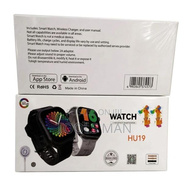 HU19 Watch 11 Smart Watch AMOLED Bluetooth Calling - thumbnail 2