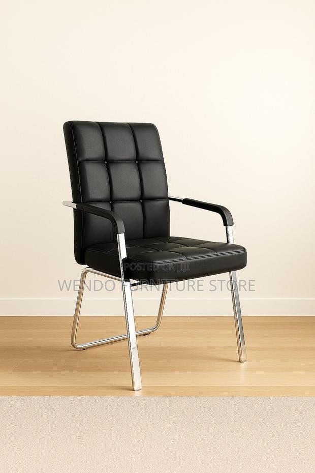 Office Chairs; Mid Back Leather Office Ergonomic Support Chairs
