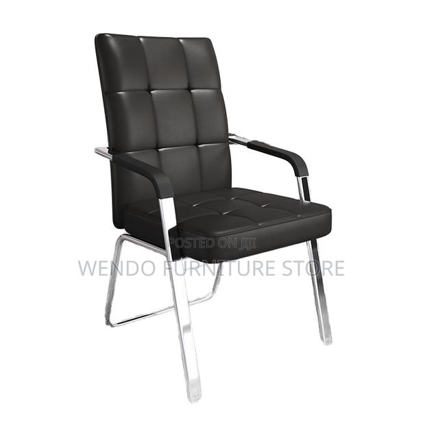 Office Chairs; Mid Back Leather Office Ergonomic Support Chairs - thumbnail 5