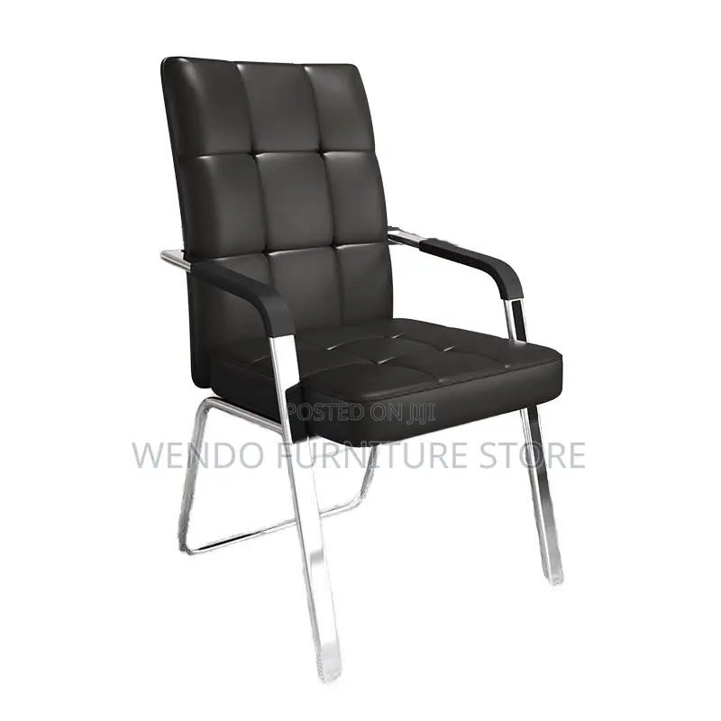 Office Chairs; Mid Back Leather Office Ergonomic Support Chairs