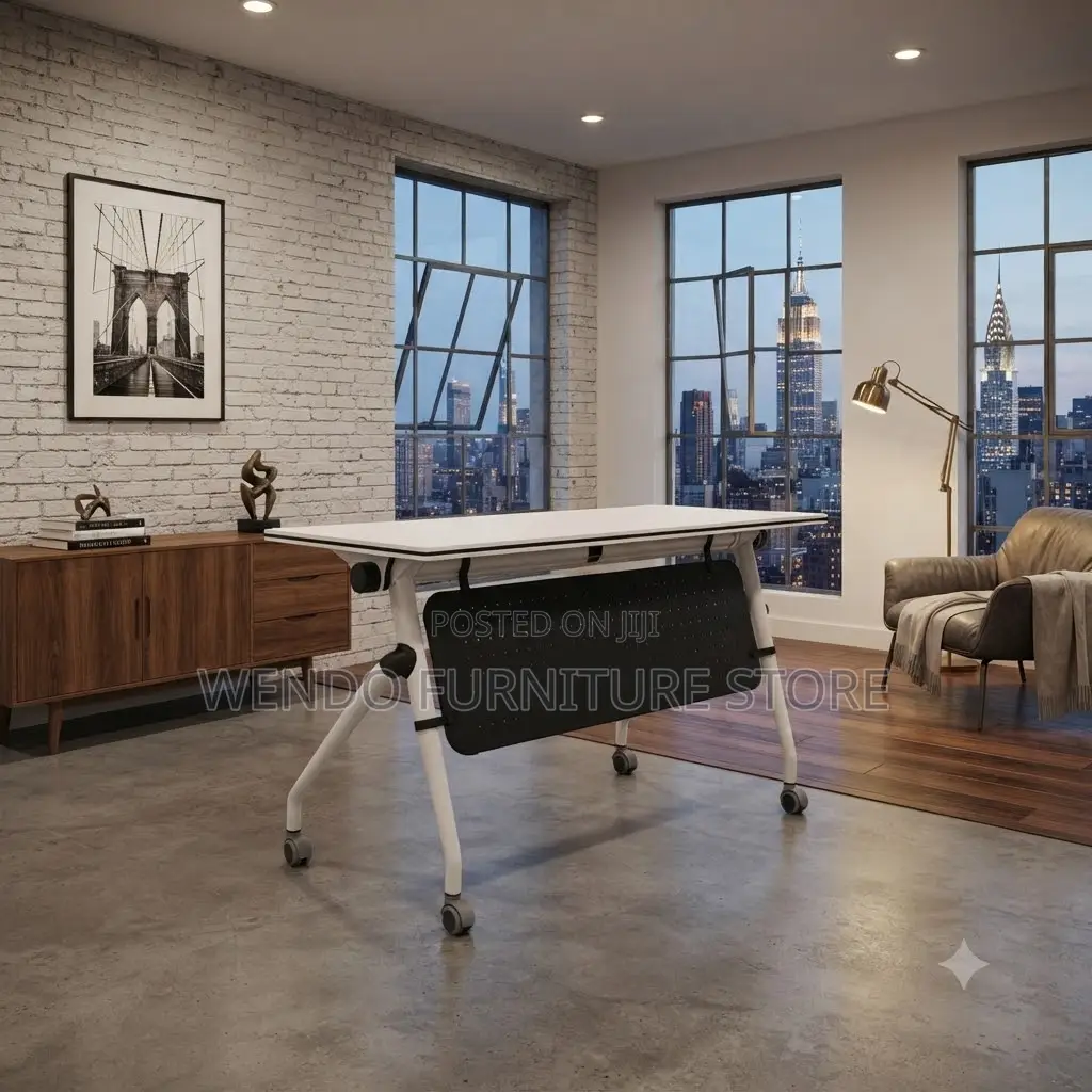 Office Tables Foldable Office Desks With Wheels