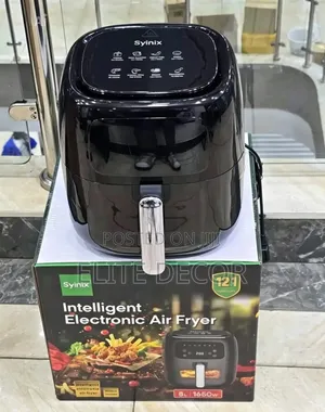 Syinix 8L Digital Air Fryer – 1650W, Touch Display, 7 Preset