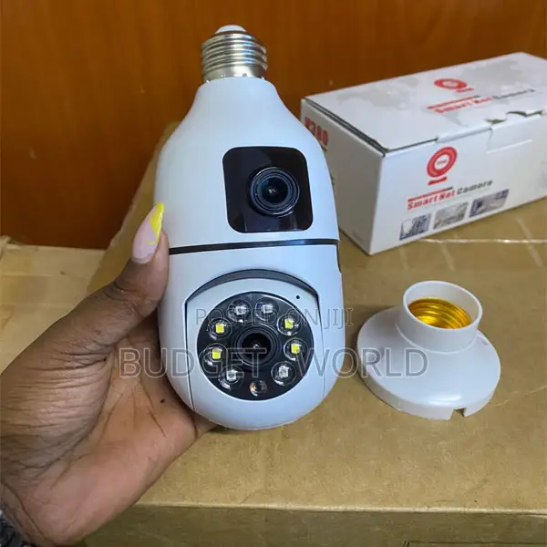 V380 Pro Intelligent WiFi Dual Lens PTZ Security Bulb Camera