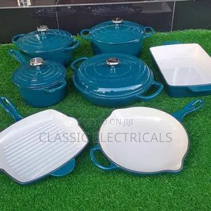 11 PCS Cast Iron Cookware Set