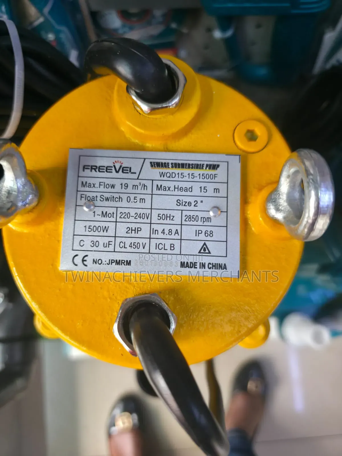 2Hp Sewage Submersible Pump 15mtrs