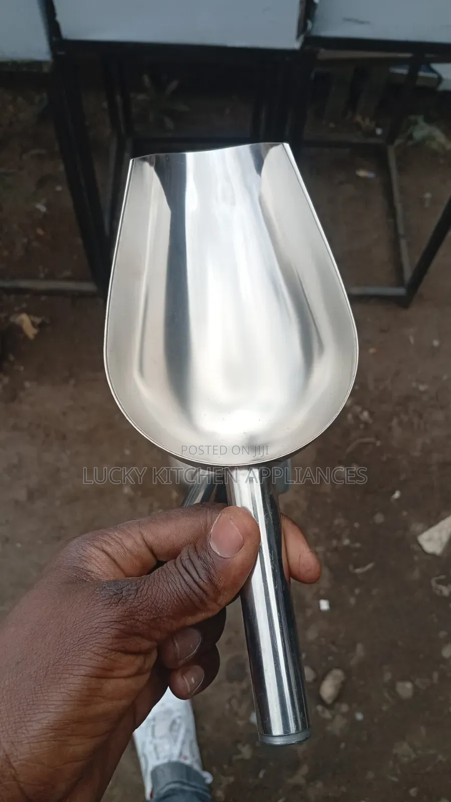 Stainless Steel Scooper.