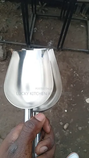 Pure Stainless Steel Chips Scooper.