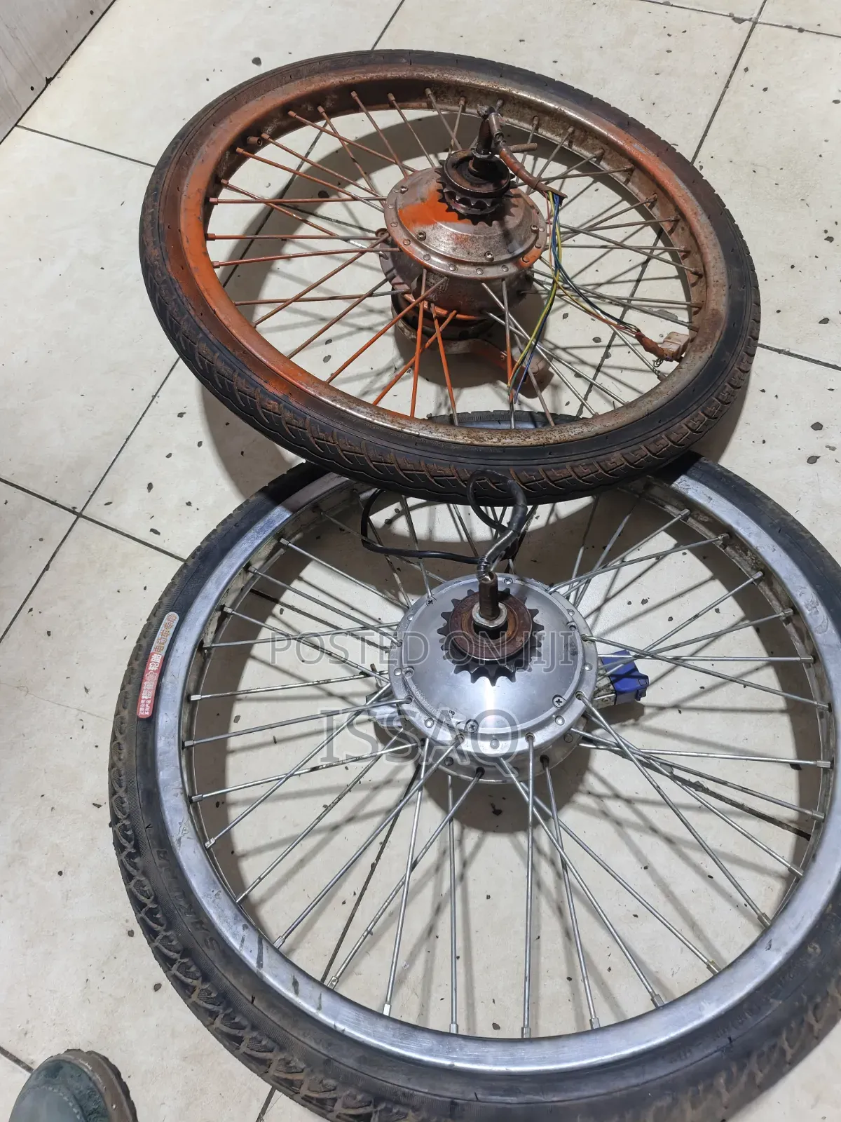 E-Bike Hub Drive Wheel. Complete