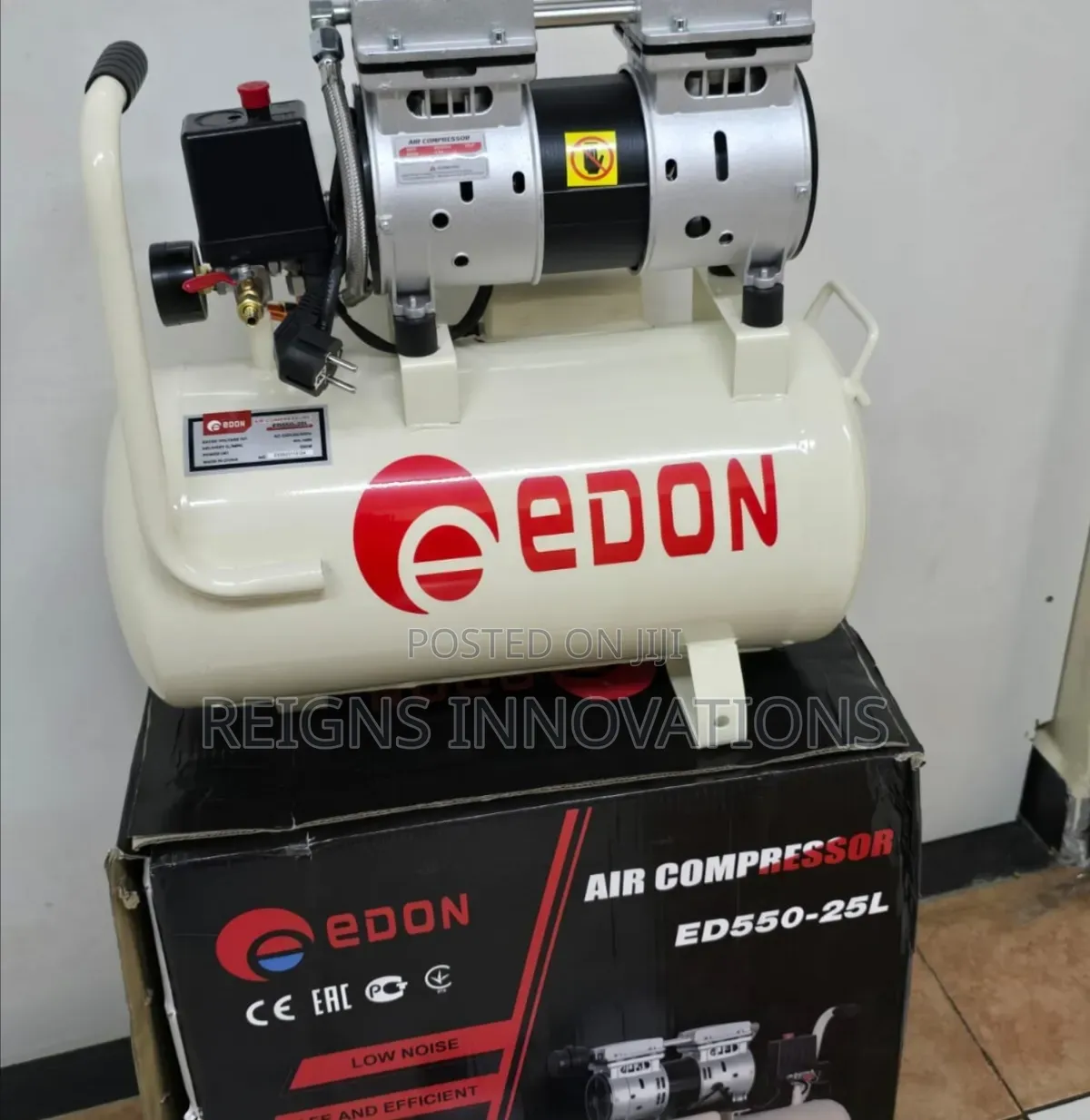 EDON ED550-25L Silent Air Compressor.