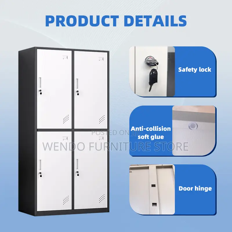 Office Cabinet; Four Drawers Steel Modern Executive Cabinet