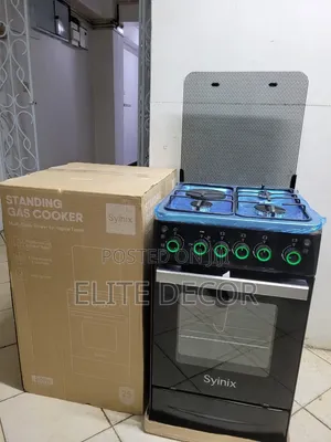 Syinix 50×50 Standing Cooker With Electric Oven – Auto Ignition, Grill