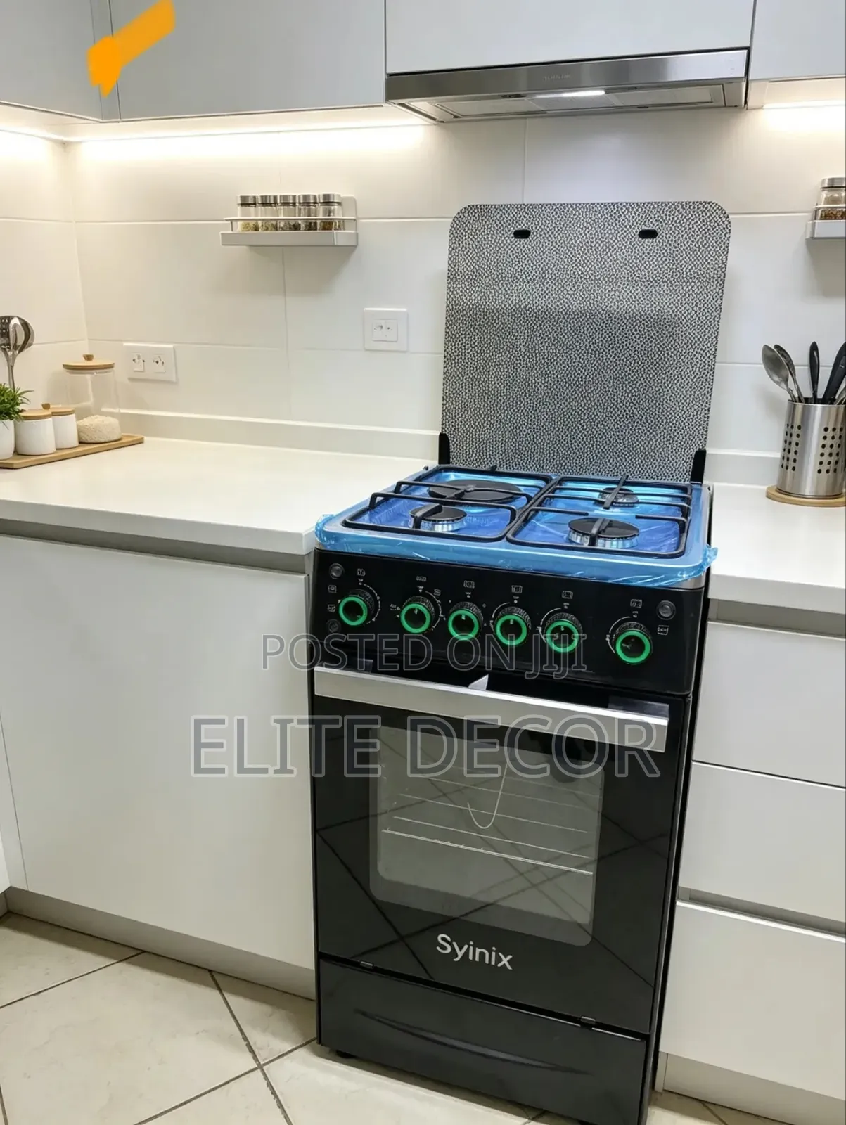 Syinix 50×50 Standing Cooker With Electric Oven – Auto Ignition, Grill