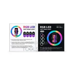 14 Inch MJ36 RGB LED Soft Ring Light for Phone TikTok Live Streaming