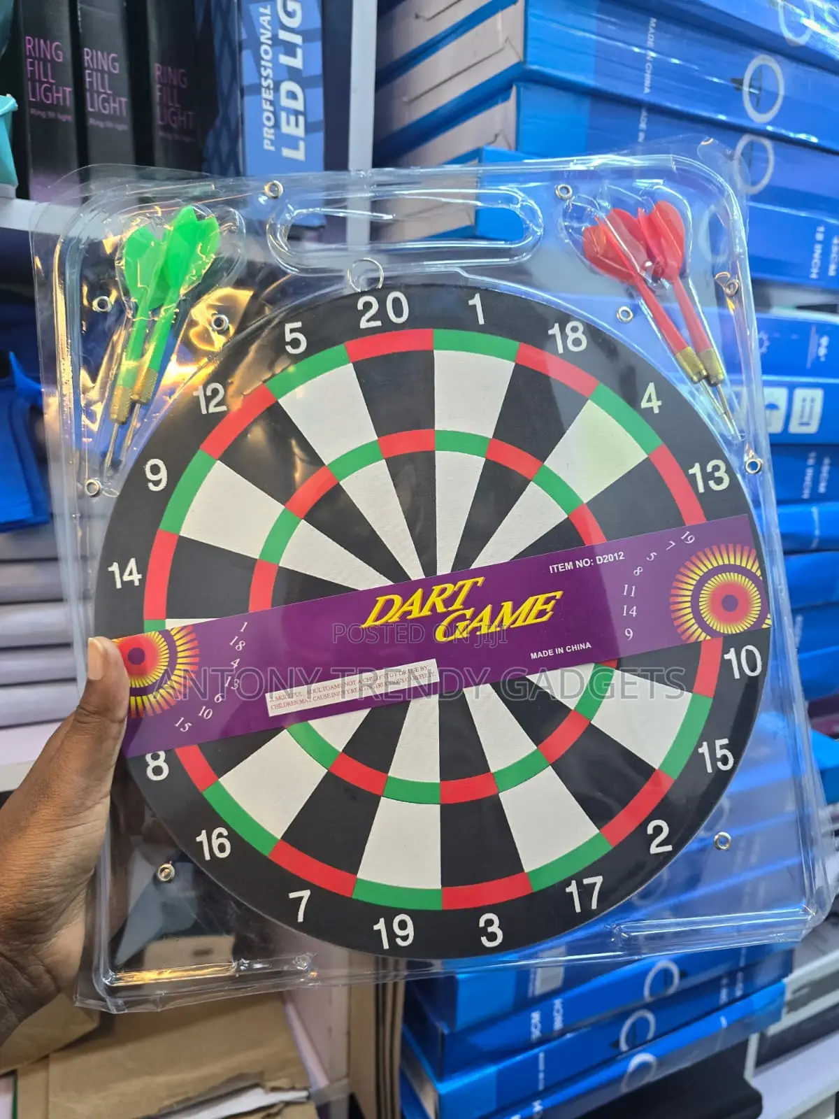Classic Double-Sided Dart Board Set for Adults Families