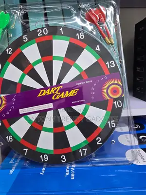 17-Inch Double-Sided Dart Board Set