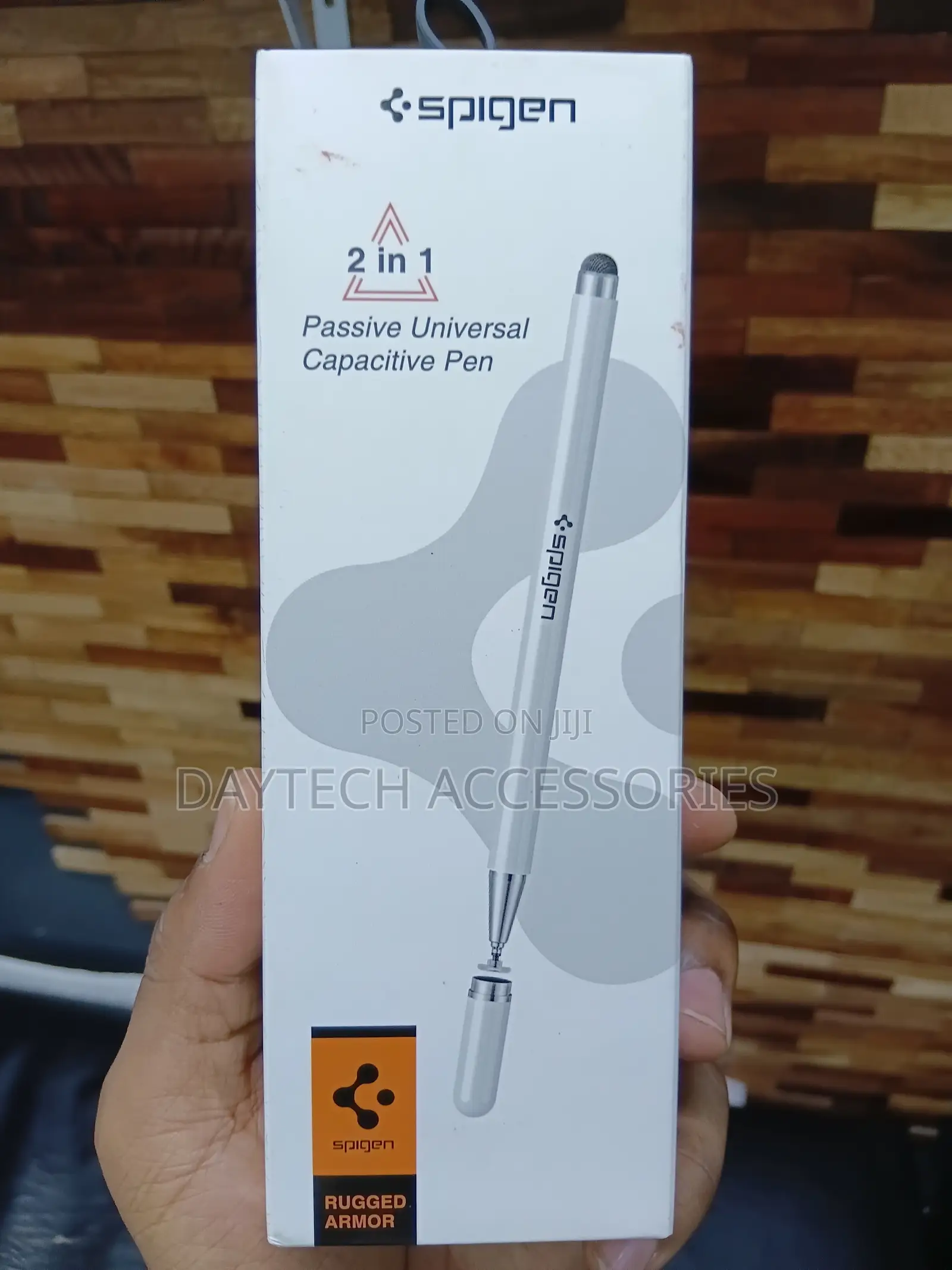 Spigen 2-in-1 Passive Universal Capacitive Pen in White.