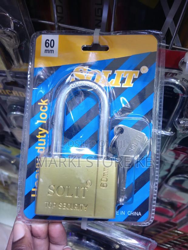 Gate Padlock With Long Shackle - thumbnail 2