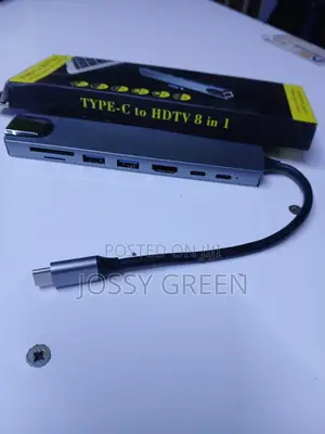 Universal Type-C 8-in-1 Docking Hub