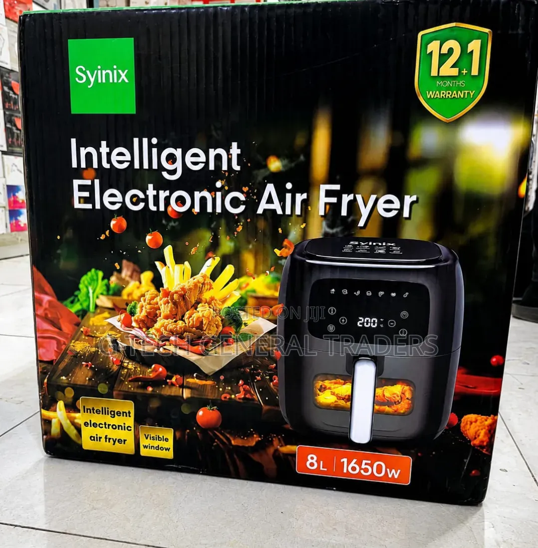Syinix 8l Extra Large Capacity Digital Air Fryer (1 Year Warranty)